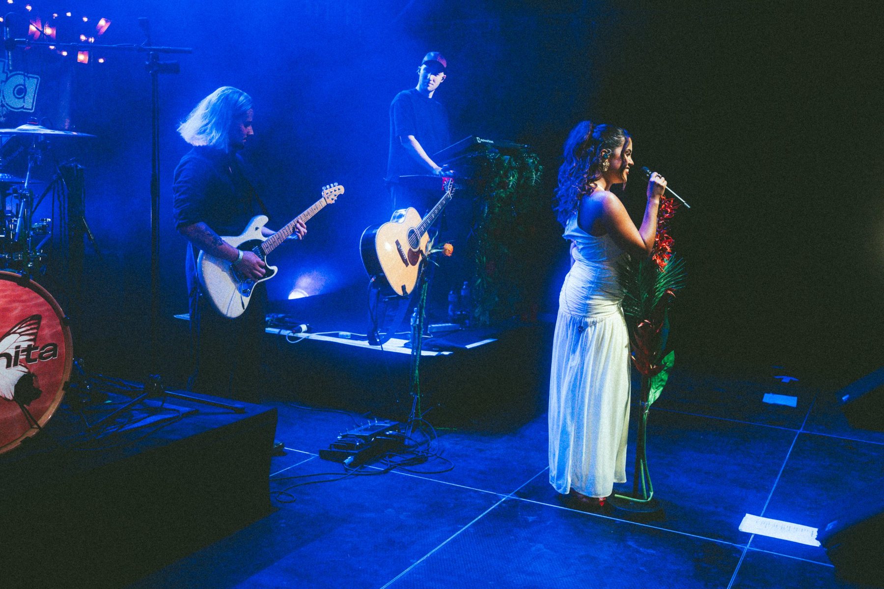 Cachita performing on stage