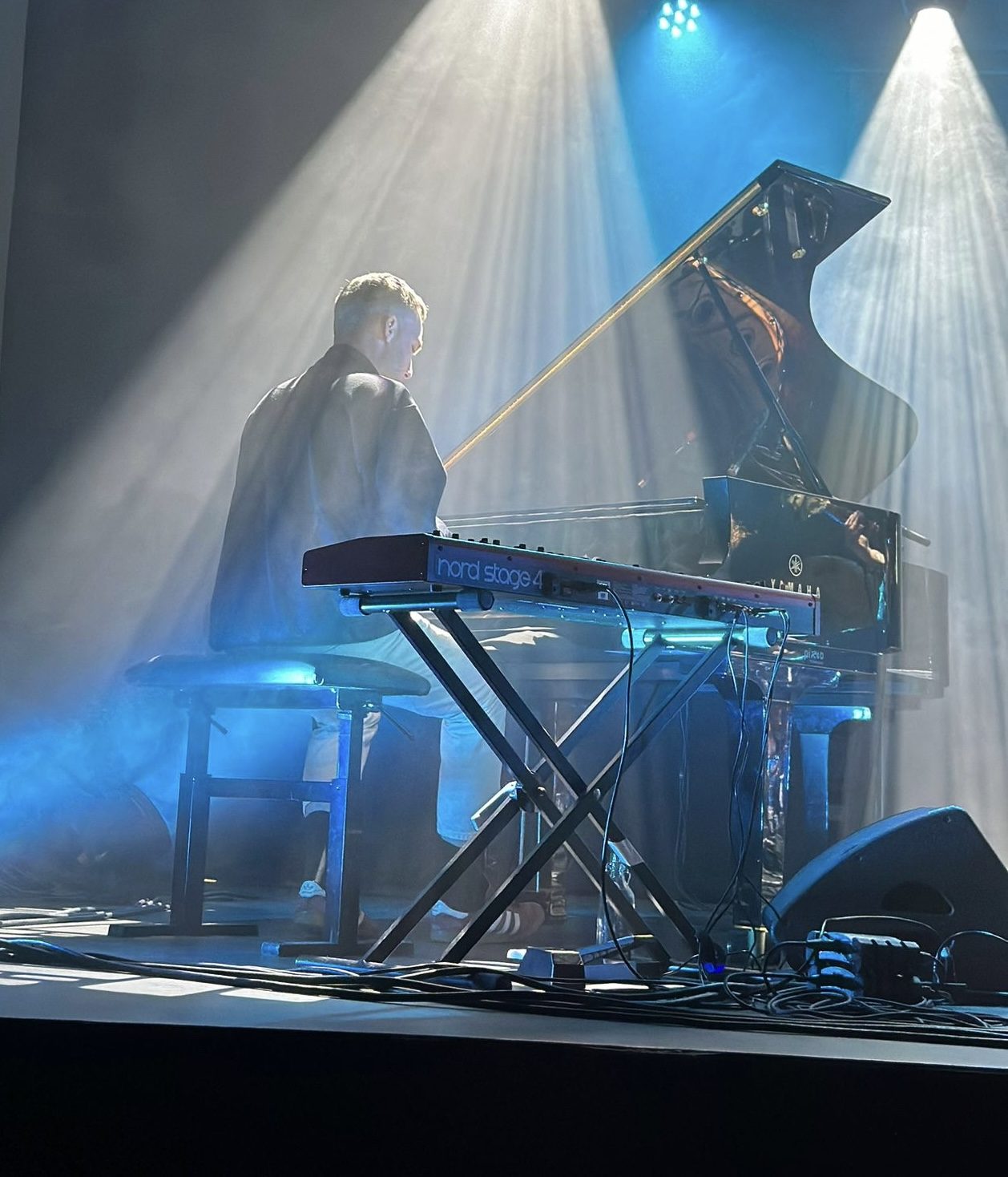 Solo at the grand piano